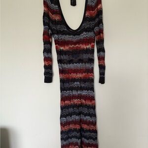 Guess BodyCon Knit Sweater Long Sleeve Dress